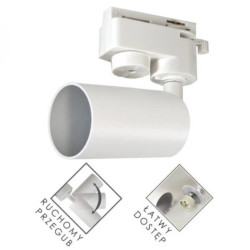 Oprawa sufitowa Lamia biała szynoprzewód 1-fazowa