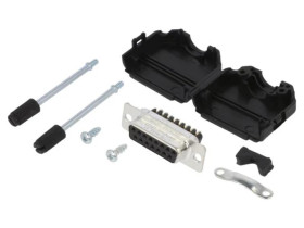 DPPKBK-15MSSC D-Sub męskie proste zacisk śrubowy na przewód 11,5mm PIN 15