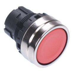 YW4B-A1R Red 22mm Maintained Metal Push Button Bezel for Non-illuminated YW Series IDEC