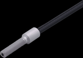 E20651, diffuse reflection sensor, Sensing head thinfrared light, Lens type standard, (28 x 21)...(
