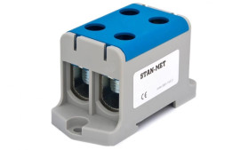 Złączka szynowa gwintowa al/cu 2x240mm2 niebieska WLZ-35P/2x240N