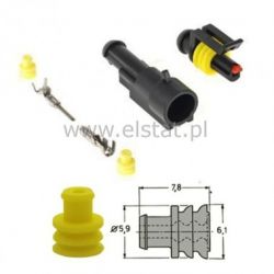 Gniazdo + Wtyk hermetyczne OH-1 Superseal