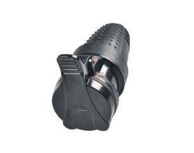 GNIAZDO POJEDYNCZE GUMOWE IP44