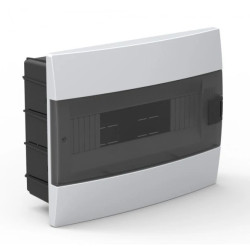 Rozdzielnica podtynkowa 12-modułowa 285x223x110mm biała dymna 600.000.121 HOROZ ELECTRIC