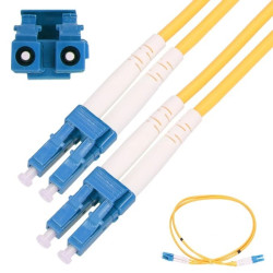 Patchcord Jednomodowy, Duplex, G652D, PVC, 3mm, 1m Extralink LC/UPC-LC/UPC