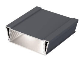 Bopla ASP 1030-0100 7024 (94122100) - asymetryczny profil aluminiowy zamknięty (98,5 x 32,8 x 100 mm)