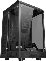 Thermaltake The Tower 900 Full Tower Obudowa do komputera czarny z 2 wentylatorami LED, kompatybilna z systemami chłodze