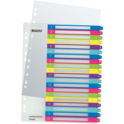 Leitz Index Print 1-20 WOW A4 PP Coloured