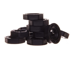 Nakrętka poliamidowa M12 SKINTOP GMP-GL-M 12x1,5 czarna 53119100