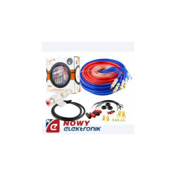 Zestaw montażowy CAR-Audio LTC01 Kpl.kabli do wzmacniacza samoch