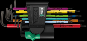 05073599001 TORX® BO multicolour angle key wrench set, 9-piece