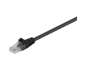 Kabel Patchcord Cat 5e U/UTP RJ45/RJ45 3m czarny