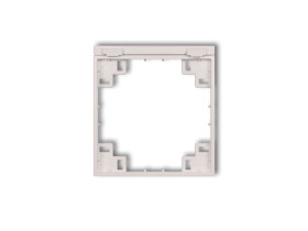 MINI Ramka pośrednia do gniazd bryzgoszczelnych z uziemieniem schuko pudrowy róż 40MRPB-1s KARLIK