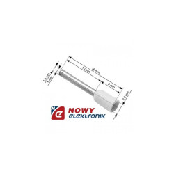 Tulejka kabl.biała 0.50mm L10mm IZOL.