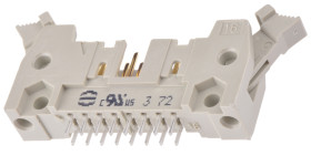 Wtyk PCB 16-pinowe raster: 2.54mm 2-rzędowe HARTING Przewlekany 1.0A 500.0 V.