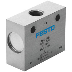 FESTO 6680 ZK-1/8-B AND gate pneumatic compact reliable 1pc
