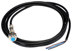 Czujnik zbliżeniowy M8 Indukcyjny 2 mm SICK Wpuszczany 10 → 30 V DC długość 43mm Gwintowany