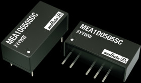 MEA1D0512SC DC/DC converter, MEA series, 1 W, ±12 V DC, SIP, dual