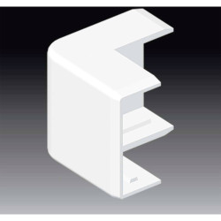 KOPOS 8636_HB Outside Corner 41x18mm White Double Lock Lid Hazard Safe