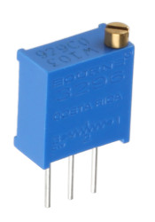 Potencjometr dostrojczy 10kΩ THT 0.5W 25 -zwoje Regulacja górna 2,19 mm