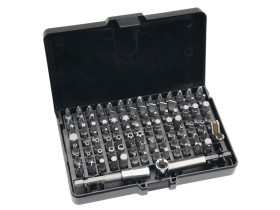 Końcówki wkrętakowe z uchwytem zestaw 99 szt. 06-104 TOPEX