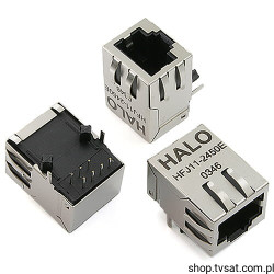 HFJ11-2450E Telecom RJ-45 Socket THT HALO