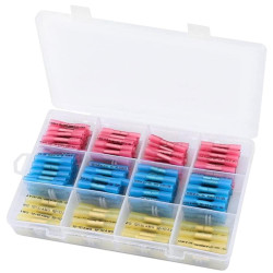 Zestaw szybkozłączek termokurczliwych z tulejką 200 sztuk