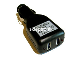 Ładowarka samoch. 12..24V 2xUSB 5V max1000mA