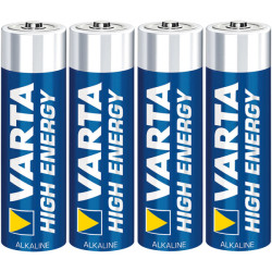 Varta High Energy Alkaline AA 1.5V Battery Pack of 4