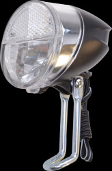 Bike - front light, LED, reflector/parking light, 30 Lux, conden