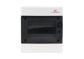 Rozdzielnica modułowa 1x8 podtynkowa /transparentna/ IP40 ECM8PT DIDO 001101010