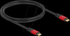 80040 USB 2.0 cable, USB-C, PD 3.0, 100 W, 1 m