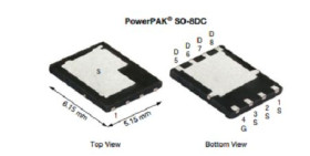 MOSFET N-kanałowy 153 A PowerPAK SO-8DC 80 V SMD
