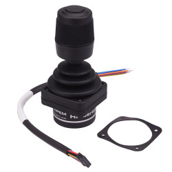 HF44S12A APEM 3 Axis + Pushbutton Fingertip Hall Effect Joystick 0.25V to 4.75V