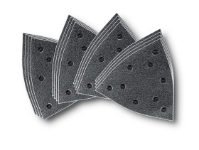 Papier ścierny, Tlenek aluminium, ziarnistość: 60, 80, 120, 180, dł.: 130 (Edge)mm, szt. w opakowaniu: 16,