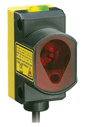 Czujniki fotoelektryczne Dyfuzyjny w obudowie prostokątnej Banner NPN zakres 1 mm → 100 mm LED