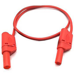 Mueller 22.421-2M-2 Test Lead 4mm Jacks 2m Red 1pc
