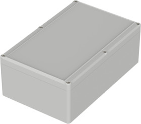 ABS enclosure, (L x W x H) 250 x 160 x 92 mm, light gray (RAL 7035), IP65, 63240200