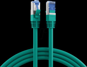 K5525FGN.25 Cat. 6A S/FTP patch cable, Super Flex, 25 m, green