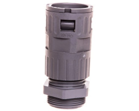 Dławnica do węża osłonowego M32 IP68 SILVYN KLICK-GPZ-M 32x1,5 szara 55500840