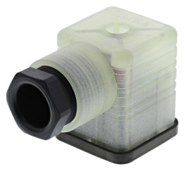 Złącze zaworu elektromagnetycznego A 2P+E 250 V AC/DC Żeński LED: Tak dławnica PG11 Hirschmann