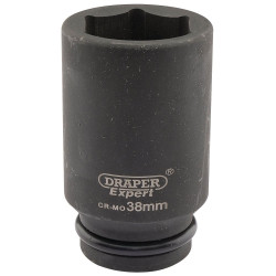 Draper Expert 05069 Expert 38mm 3/4&quot; Sq. Dr. Hi-Torq&#xAE; 6 Point Deep Impact Socket
