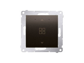 SIMON 54 Grupowy sterownik roletowy do przewodowego sterowania DEZ1L.01/.. brąz mat DEZ1G.01/46 KONTAKT SIMON