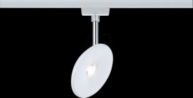 96937 URail LED rail spotlight Sphere, 493 lm, 7 W, 2700 K, dimmable,