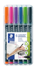 318 WP6-1 Permanent universal marker F, set, 6 colours