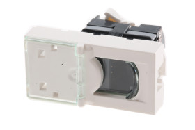 Złącze modułowe RJ, l. otworów: 1, UTP, Prosty