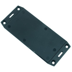1591FBBK Hammond Plastic Bottom Flange for 1591B Enclosures