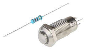 Nasadka przełącznika Zatrzaskowy SPST średnica wycięcia 12mm, montaż panelowy RS PRO