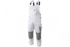 SALM ogrodniczki ochronne białe S (48)