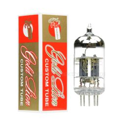 ECC83 Gold Lion Silver pins